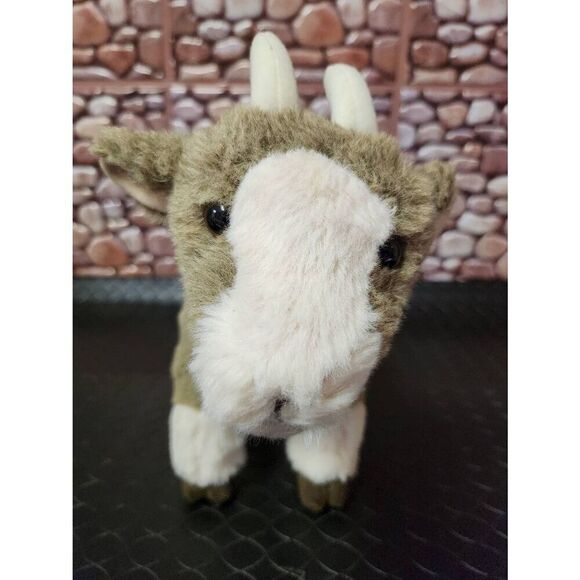 Douglas Plush Tan Baby Goat #B13 - Picture 4 of 7